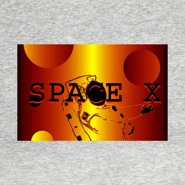 Space X face mask design A by dltphoto